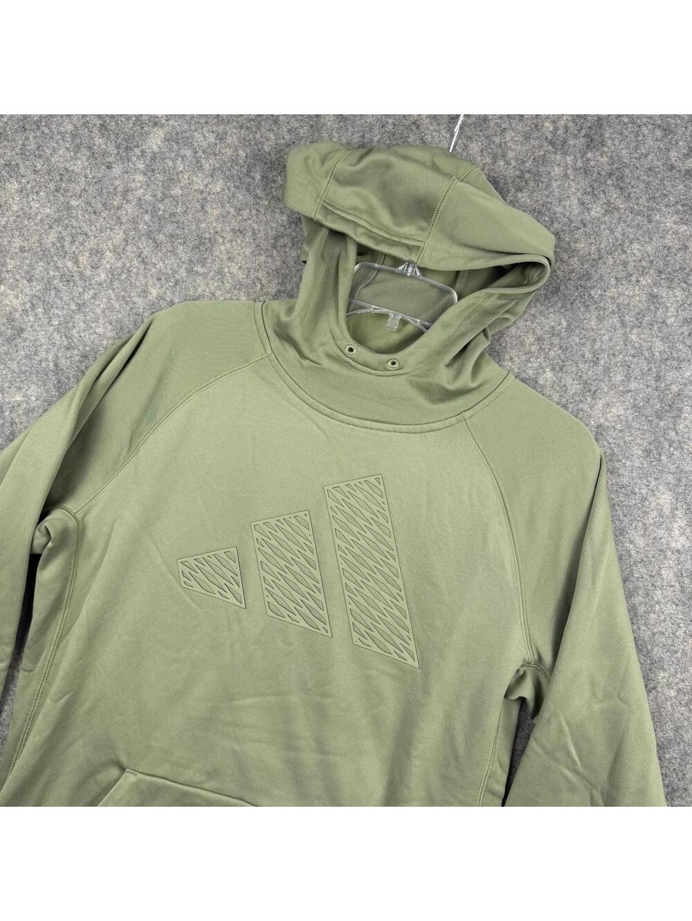 Adidas COLD.RDY Training Hoodie Olive Green Size Small EUC 019